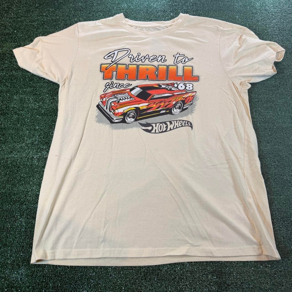 Hot Wheels white cotton t-shirt XL